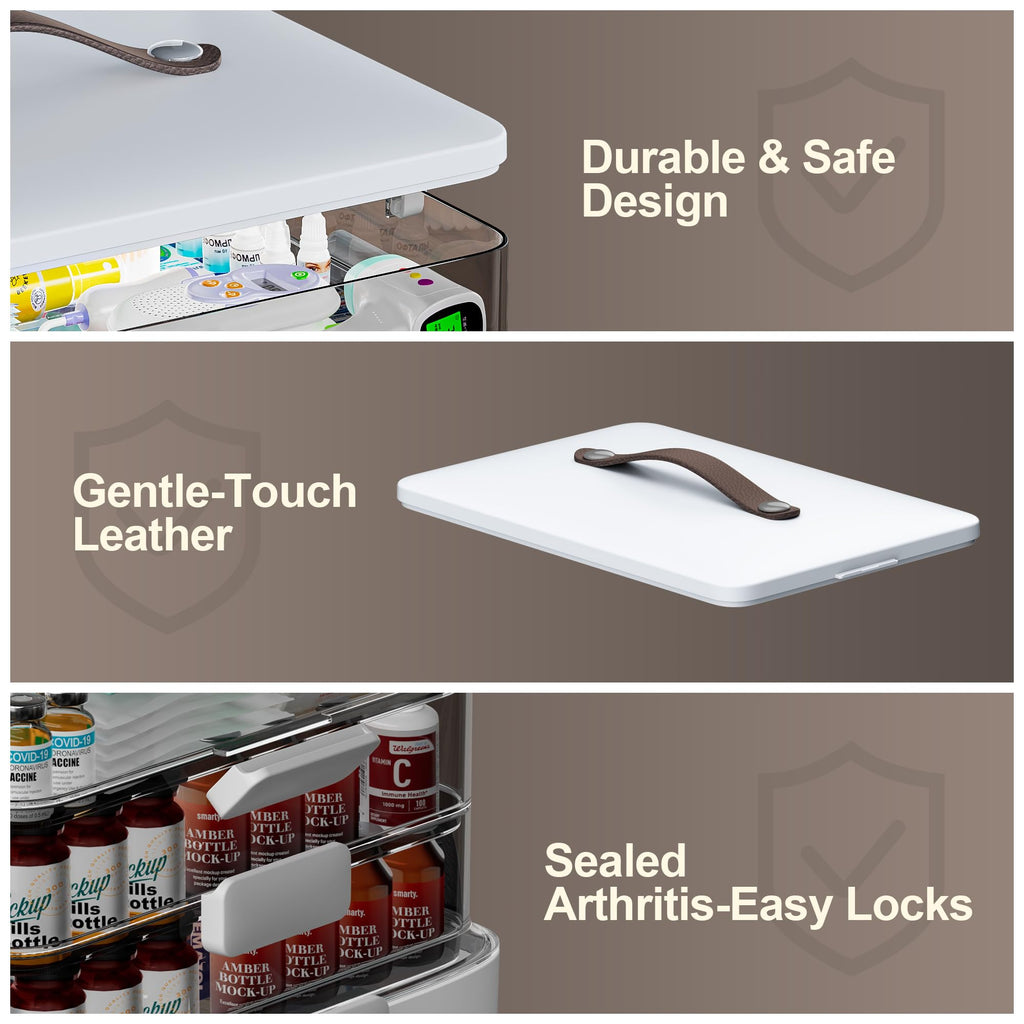 4-Tier Portable Medicine Organizer C262