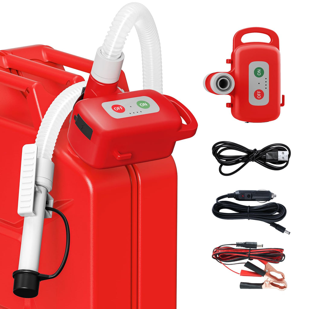 Automatic Fuel Transfer Pump 3.2 GPM Rechargeable U6392