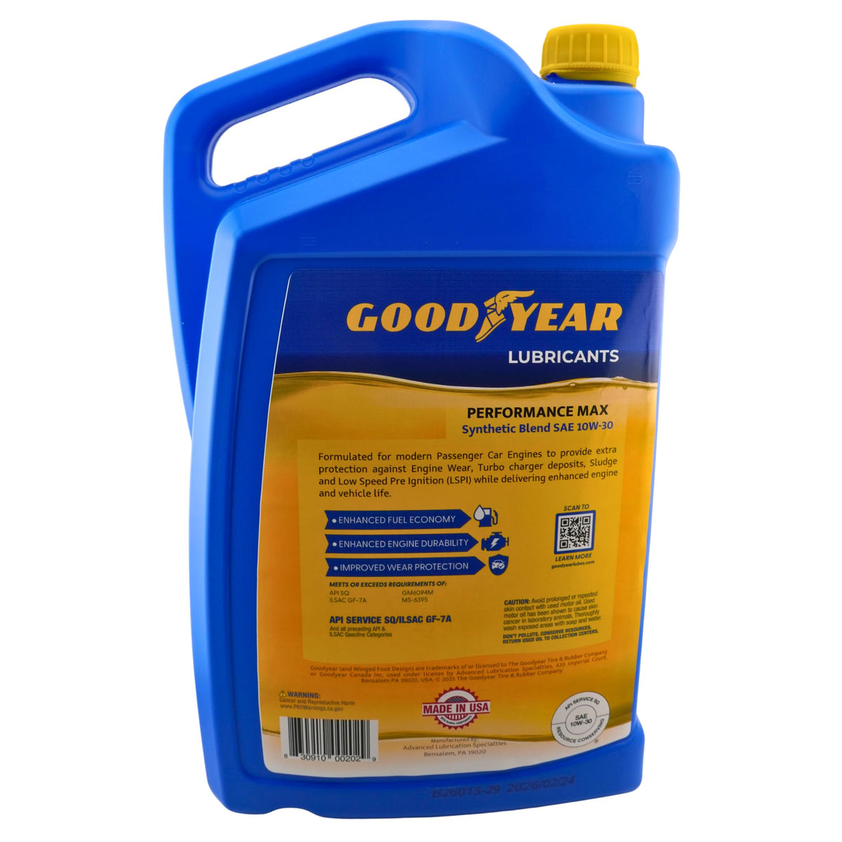 Synthetic Blend SAE 10W-30 Motor Oil 5 Quart M584331