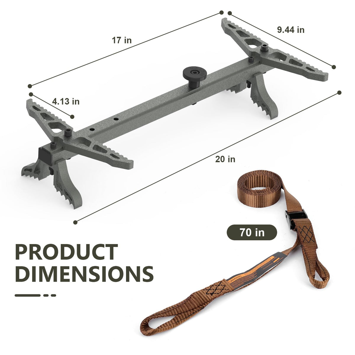20" Aluminum Tree Stand Climbing Sticks 4 Pack D5916