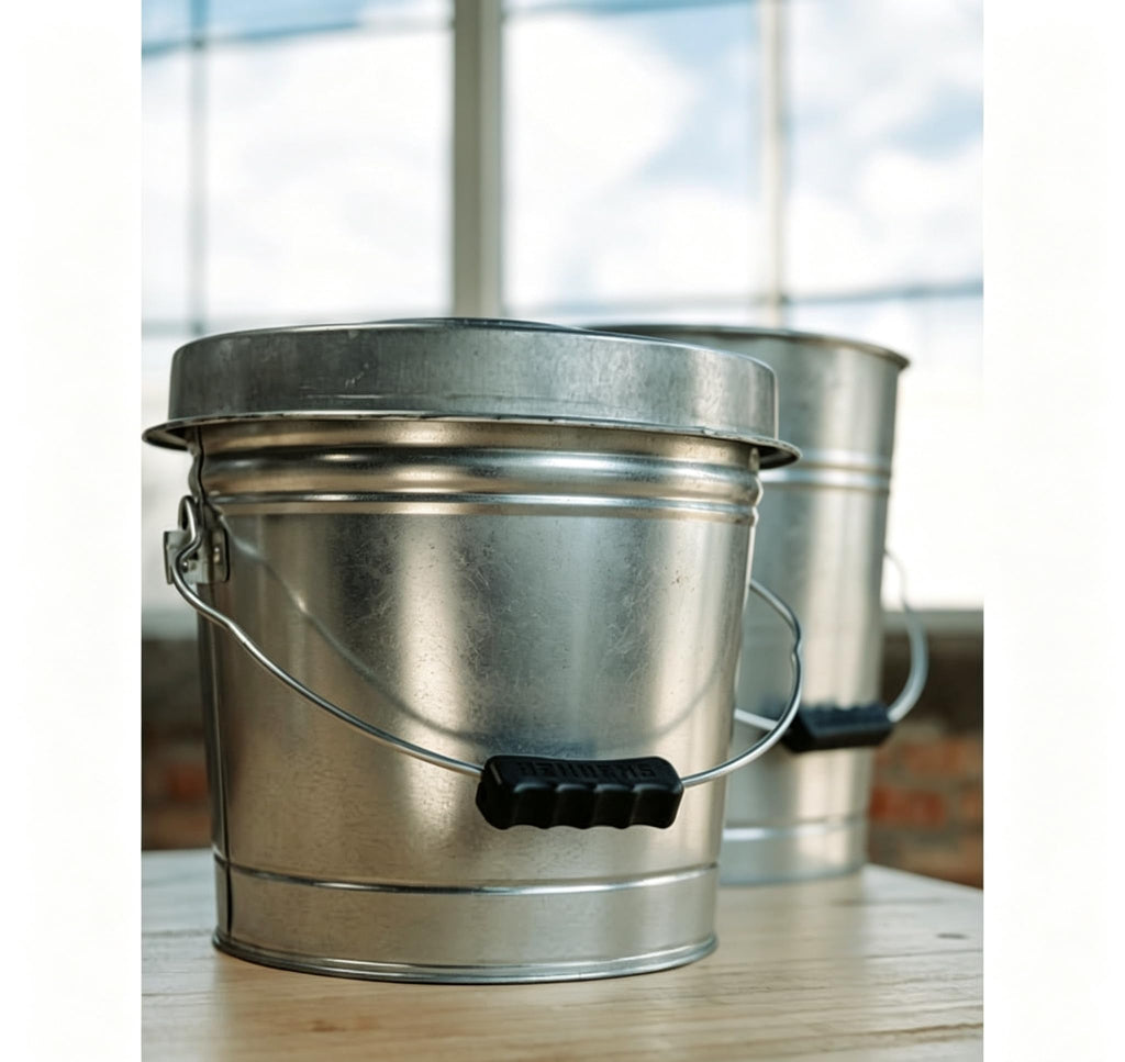 6-Gallon Galvanized Steel Storage Can O184