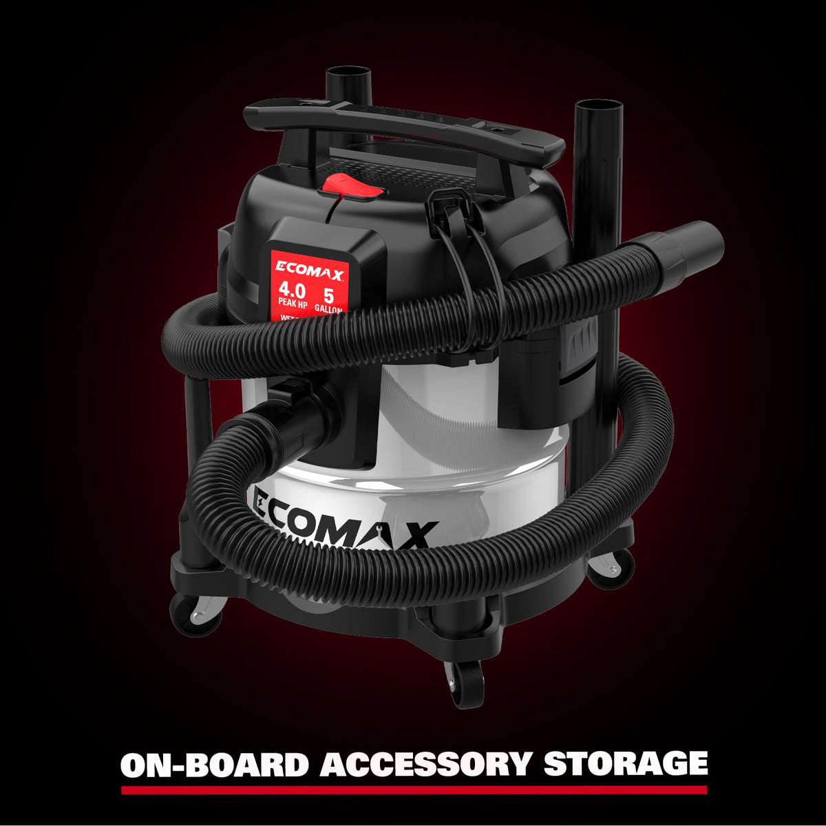 5 Gallon Stainless Steel Wet and Dry Shop Vacuum C149