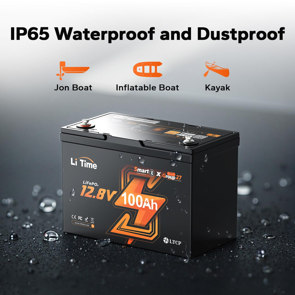 12V 100Ah LiFePO4 Battery V7448