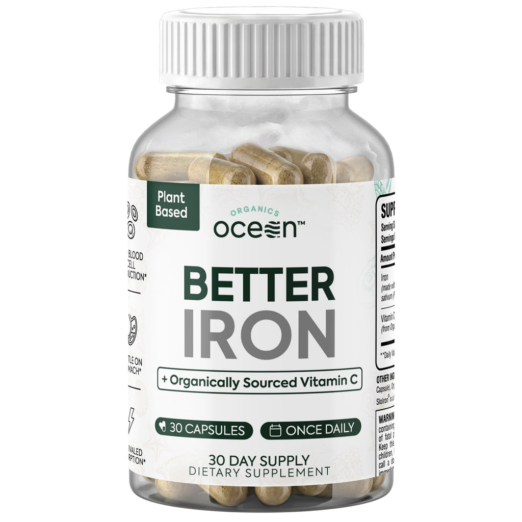 Plant-Based Iron Supplement, 30 Capsules G228