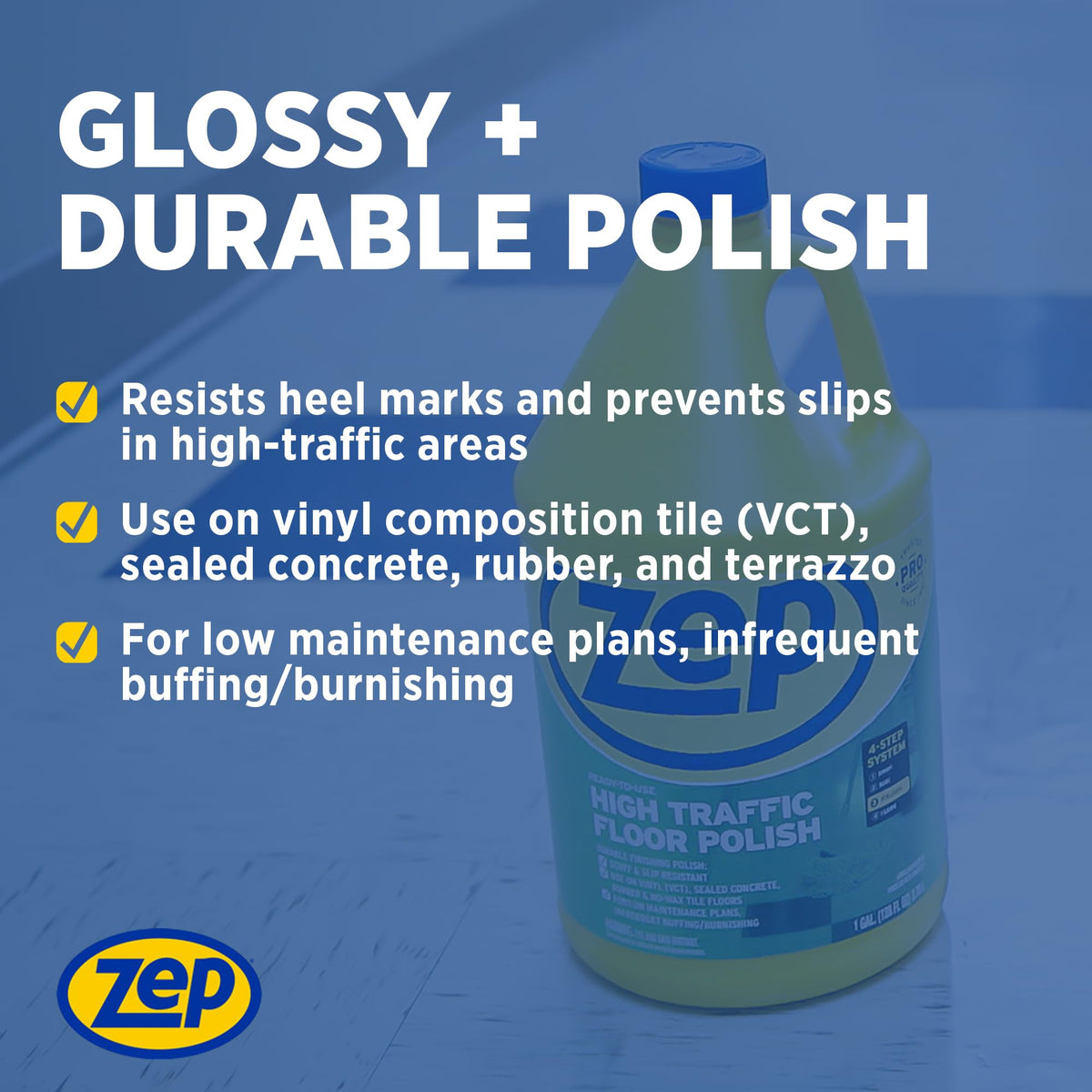 1 Gallon Floor Polish Case of 2 N6513