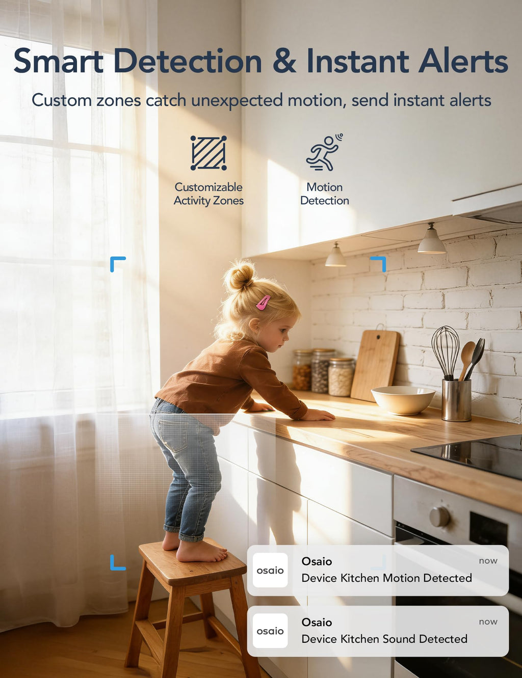 5Ghz WiFi Indoor Camera with 360°PTZ, 4 Pack B90845
