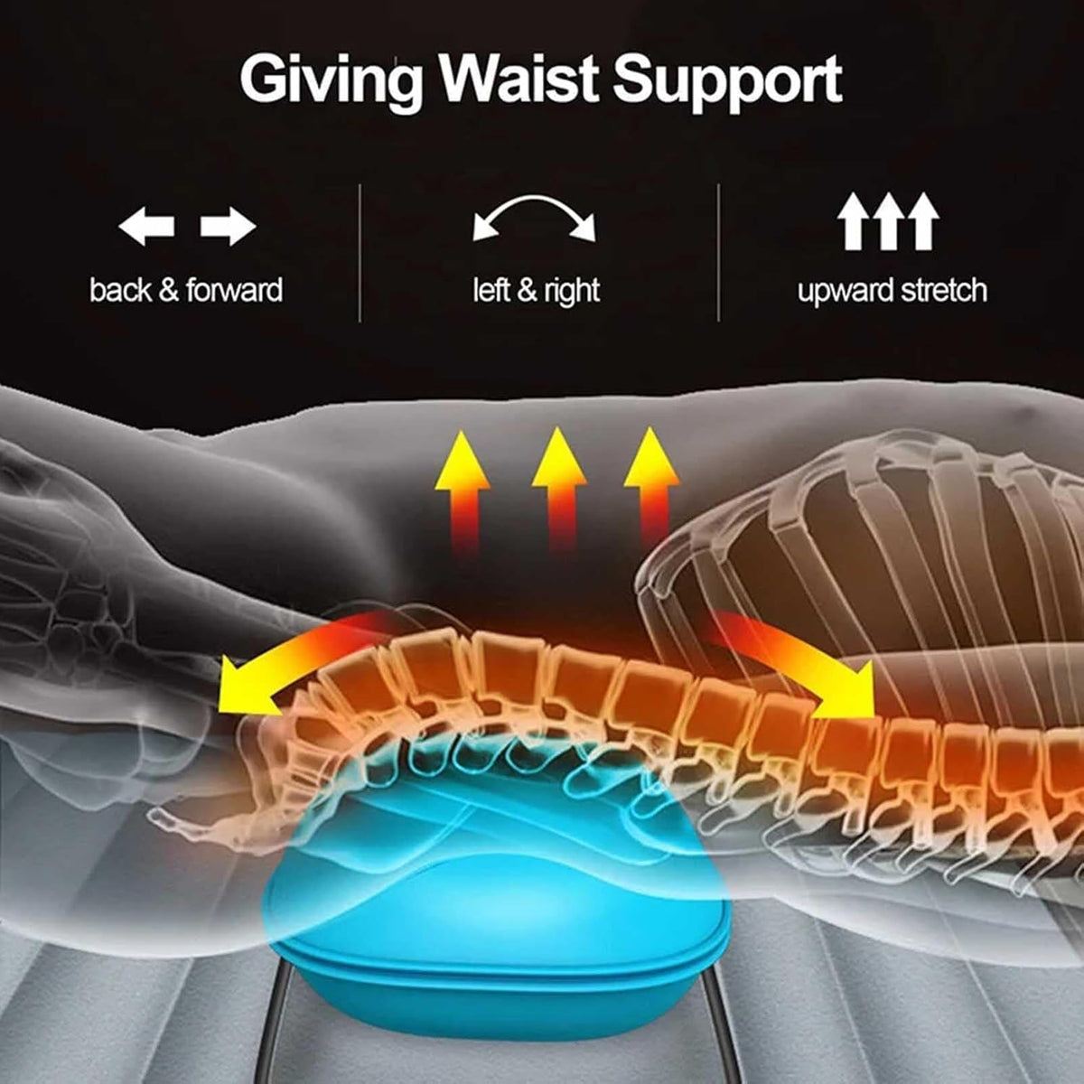 Full Body Massage Mat with Heat Kneading & Vibration L7608