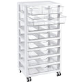 8 Tier Rolling Cart with Drawers Q68521