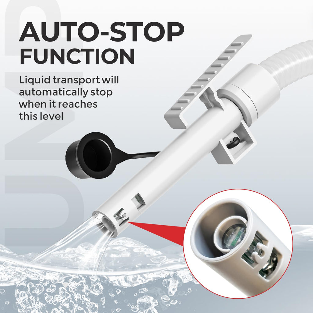 Automatic Fuel Transfer Pump 3.2 GPM Rechargeable U6392