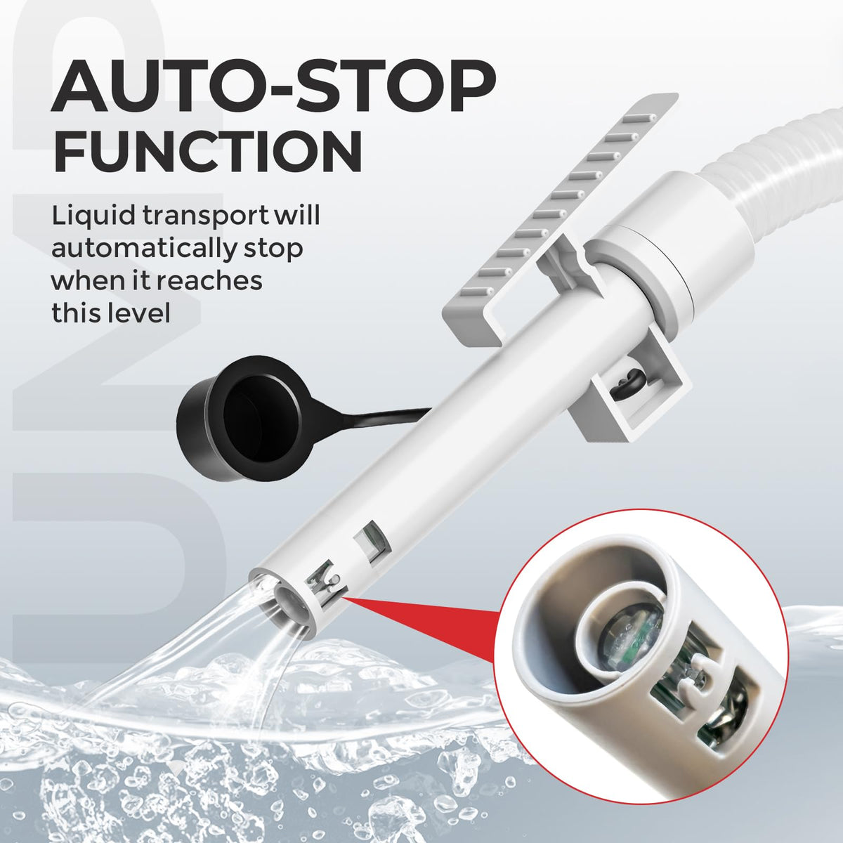 Automatic Fuel Transfer Pump 3.2 GPM Rechargeable U6392