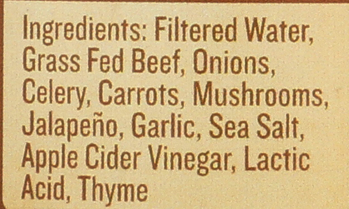 Bone Broth, Beef Jalapeno Sea Salt, 14 oz. P886097