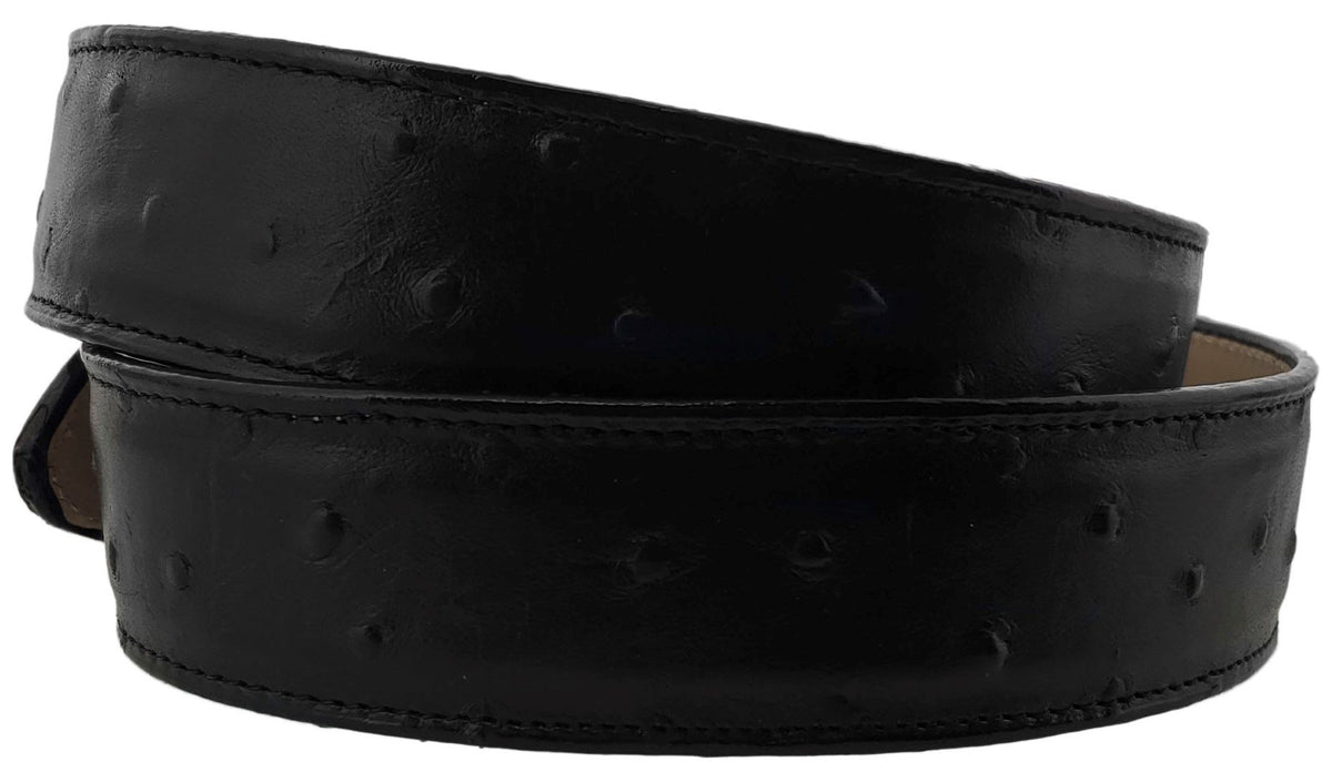 Black Leather Western Cowboy Belt F964