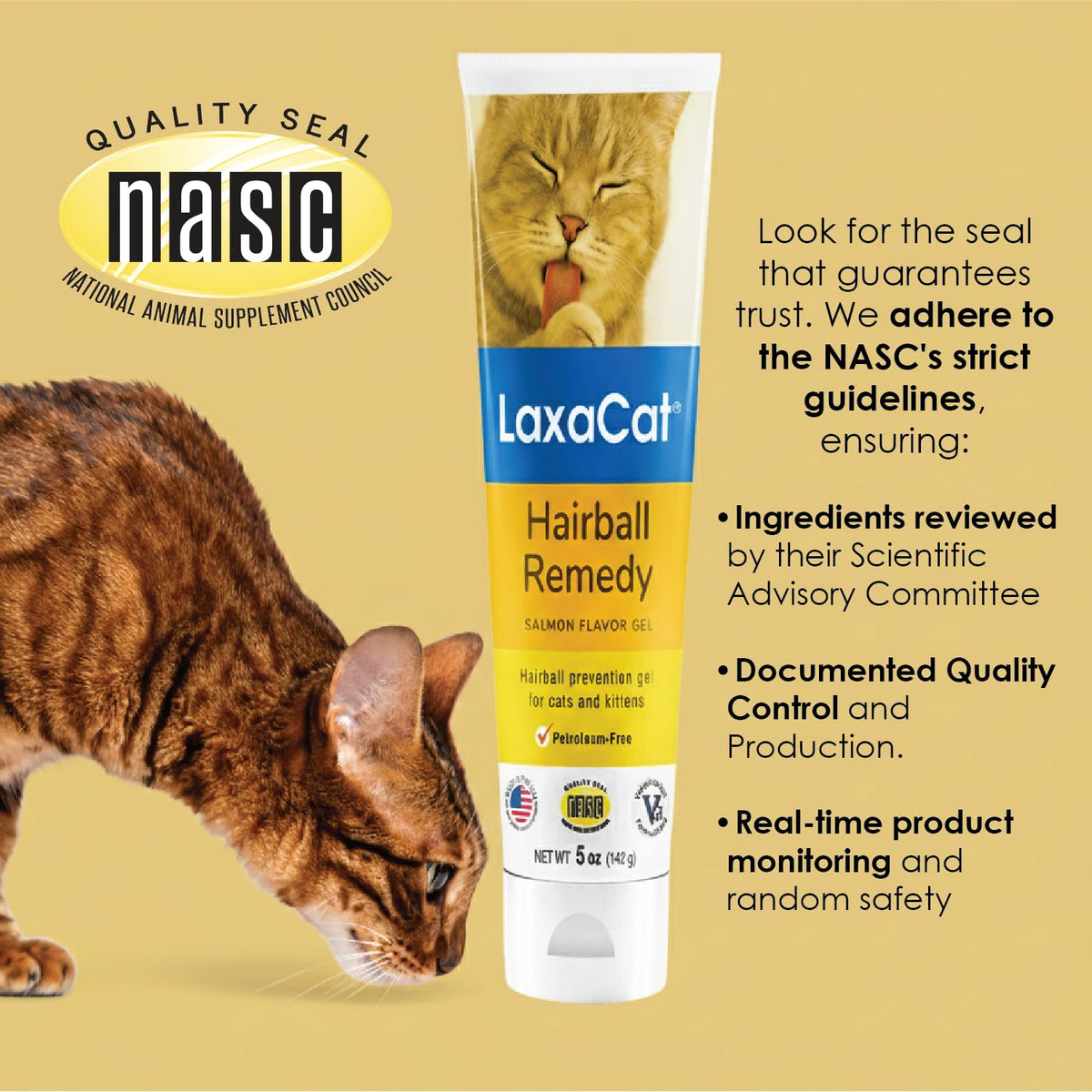 5 oz Petroleum Free Cat Hairball Gel J8317