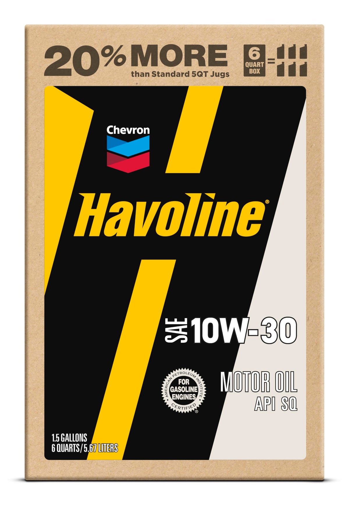 10W-40 Motor Oil 6 Quarts Pack of 2 E23038