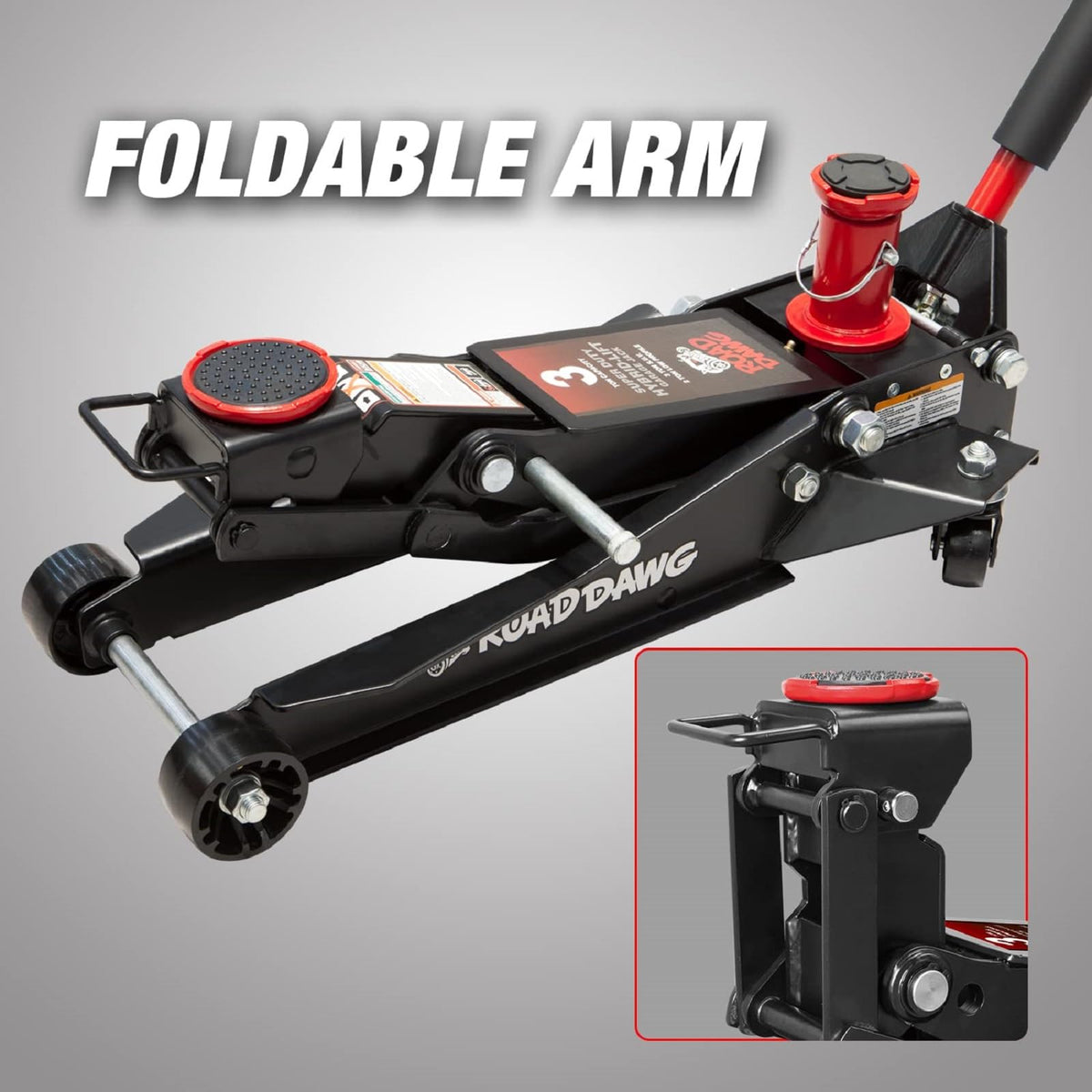 3 Ton Foldable Hydraulic Floor Jack X8174