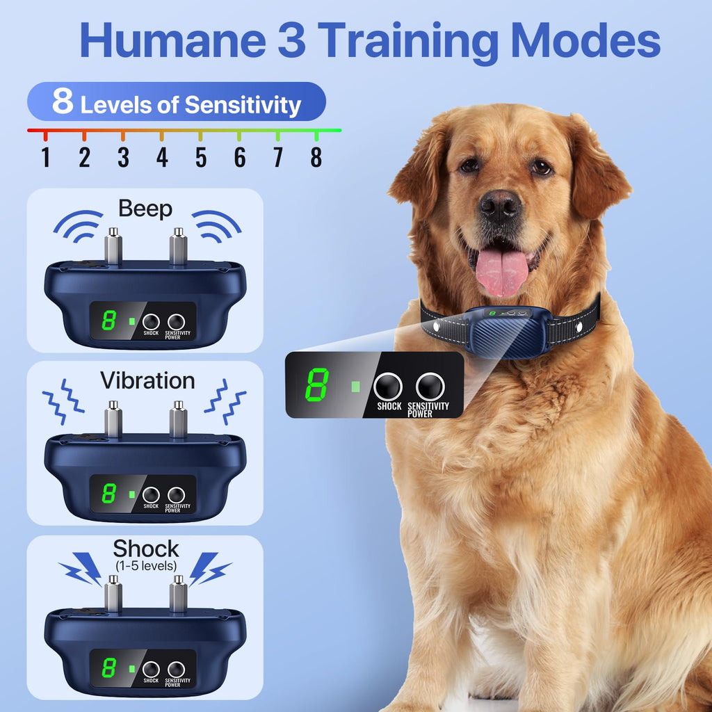Automatic Waterproof Rechargeable Dog Bark Collar L213249