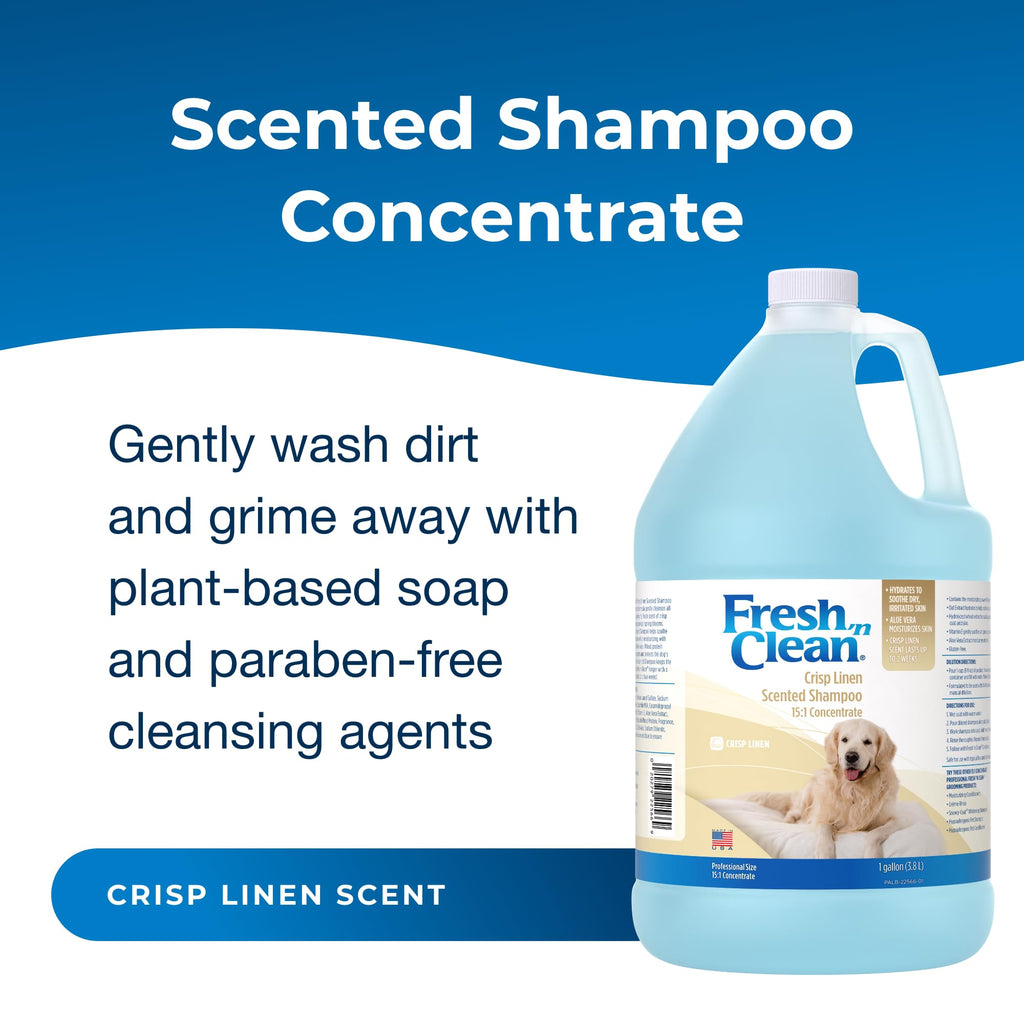 Linen Scented Shampoo 1 Gallon with Vitamin E & Aloe Vera I60812