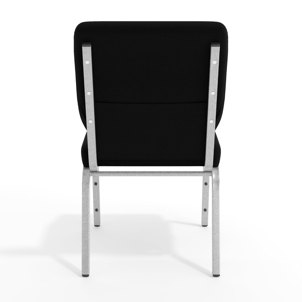 4 Pack Black Fabric Stacking Church Chair B33293