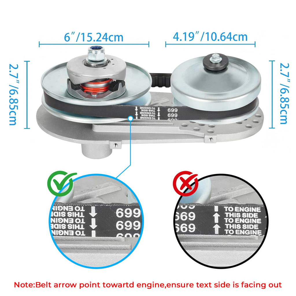 6.5 HP 3/4" Torque Converter T391