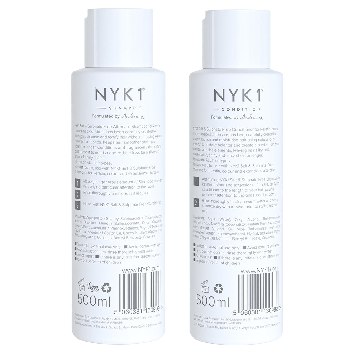Sulfate-Free Shampoo and Conditioner Set 2 x 16.9 Fl Oz R7373