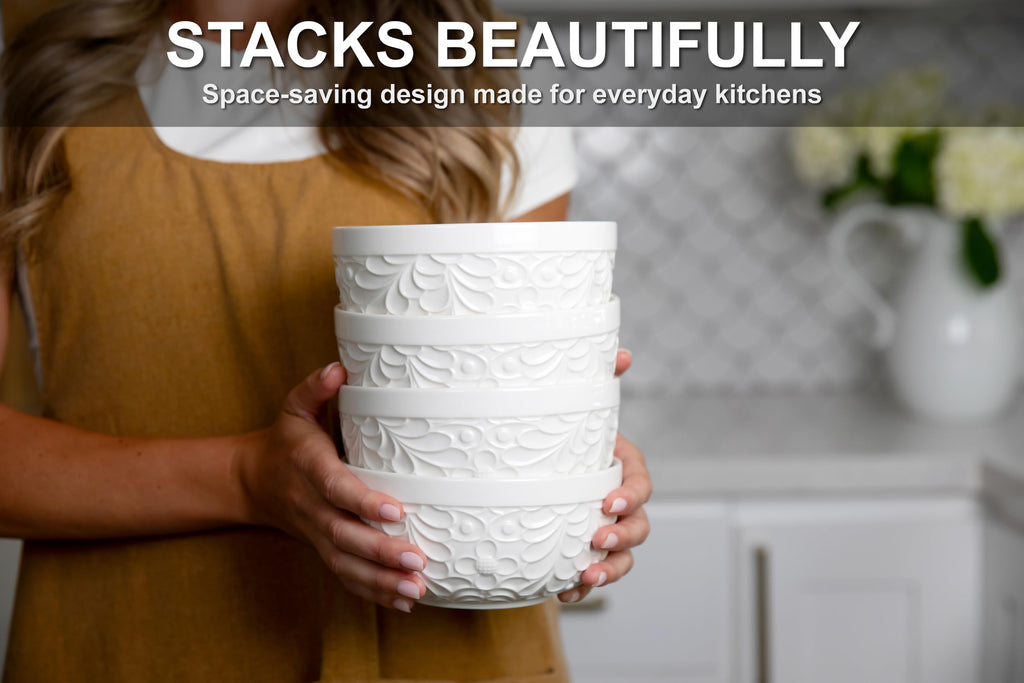 22 Oz Ceramic Bowls Set of 4 N318824