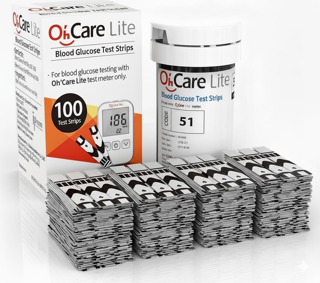 100 Test Strips for Blood Glucose Meter U88941