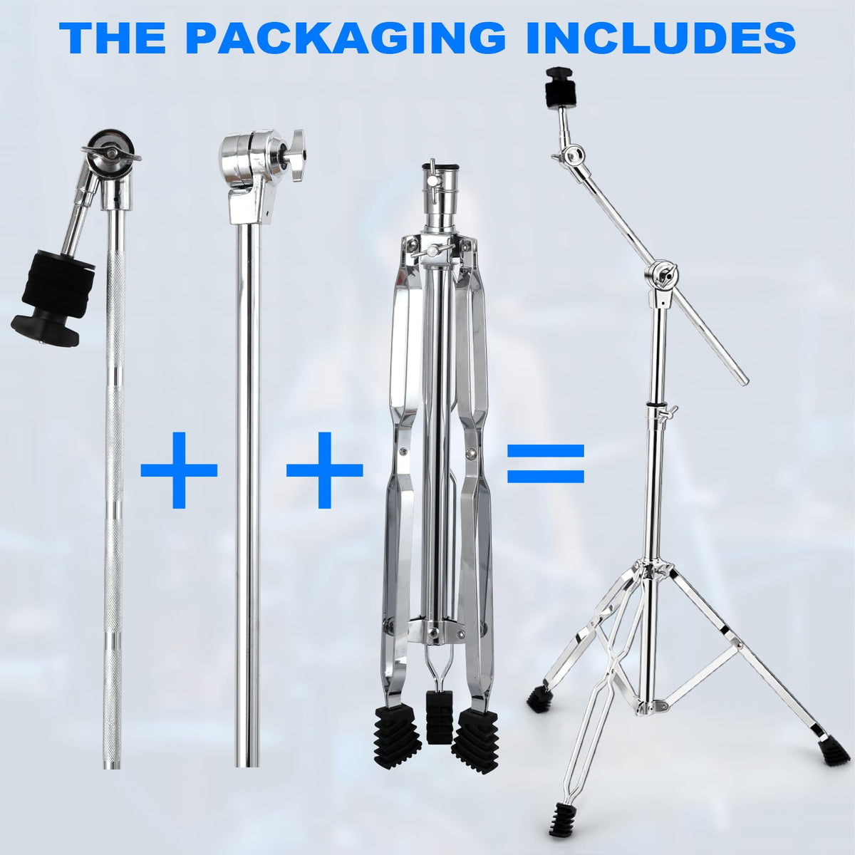 Adjustable 2 Pack Cymbal Boom Stand D261