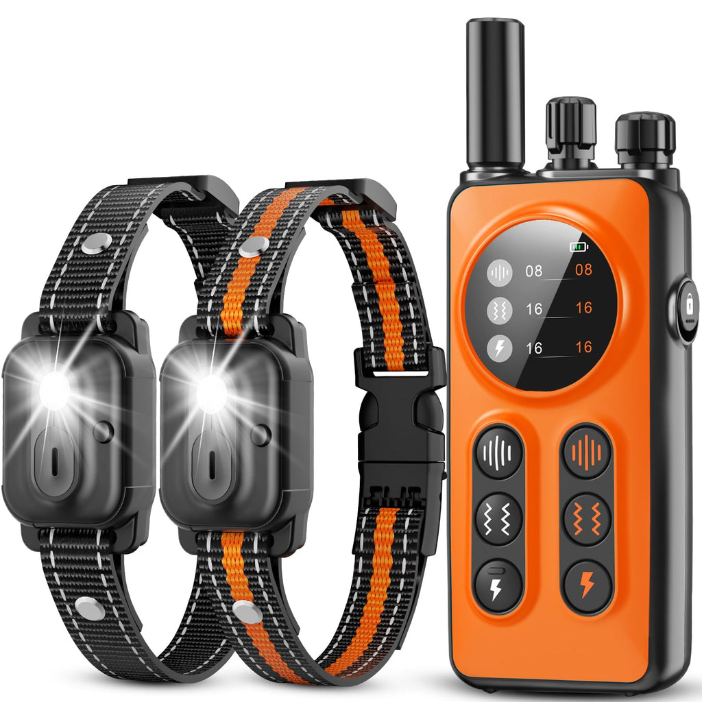 Orange Dog Training Collar with Remote G282