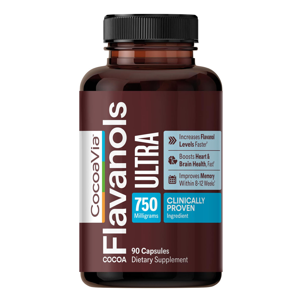750mg Cocoa Flavanols Vegan Gluten-Free Cocoa B529953