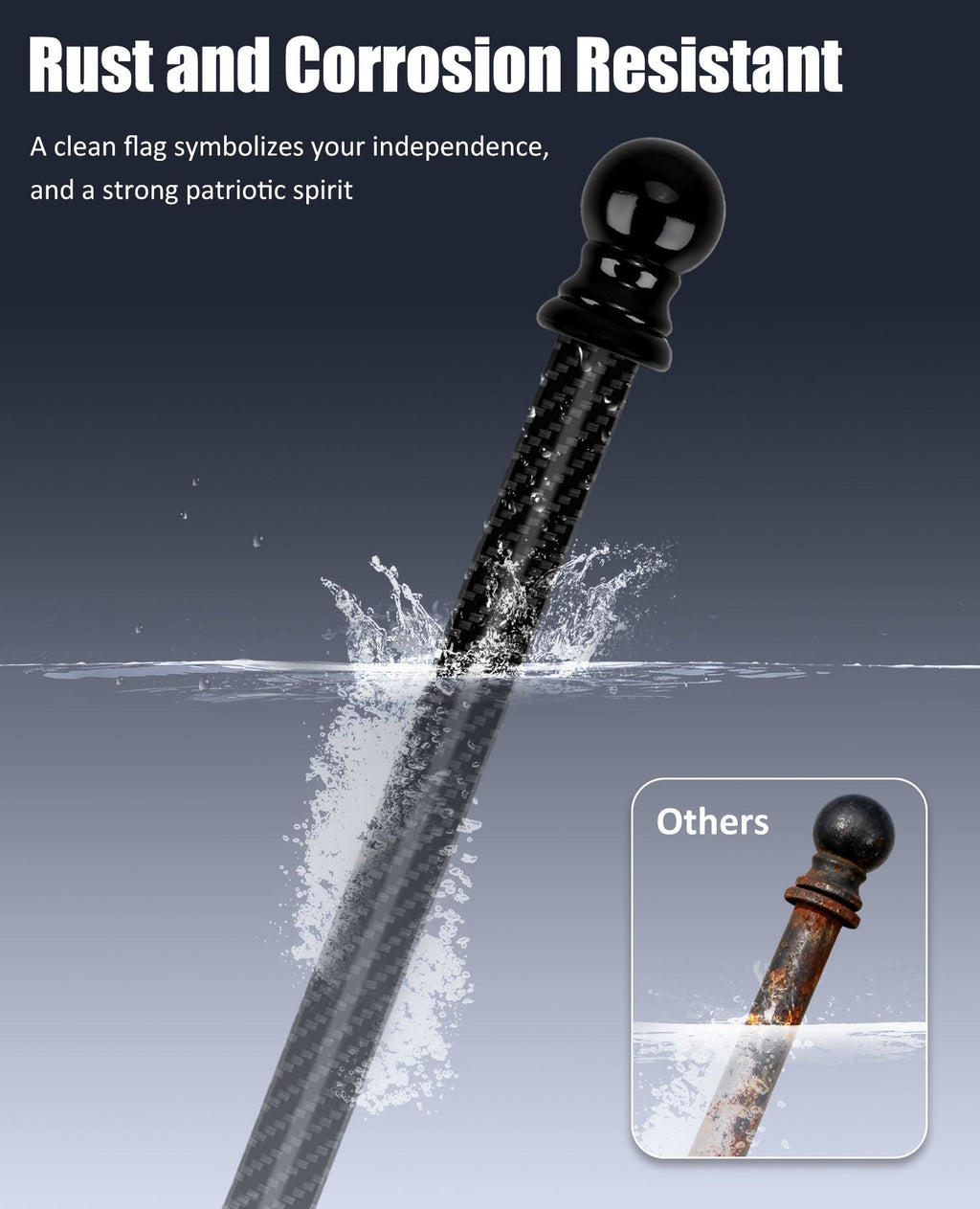 Carbon Fiber Flag Pole Z4621