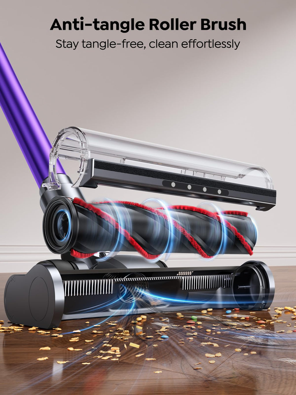 650W 55KPA 70Mins Cordless Stick Vacuum Cleaner P540