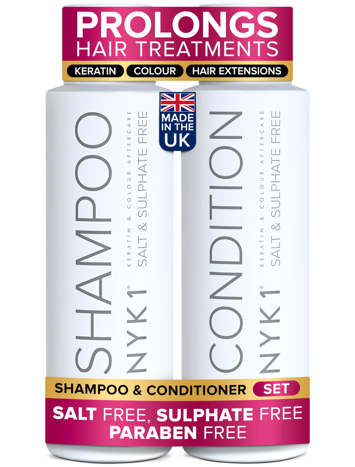 Sulfate-Free Shampoo and Conditioner Set 2 x 16.9 Fl Oz R7373