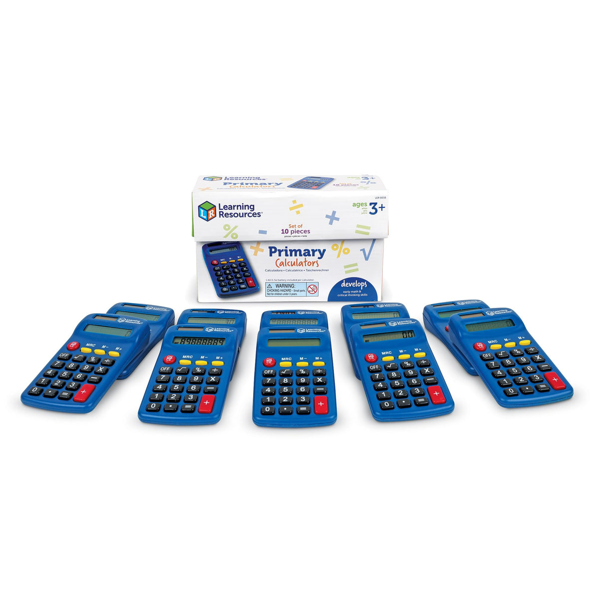Primary Calculators Set of 10 A148436
