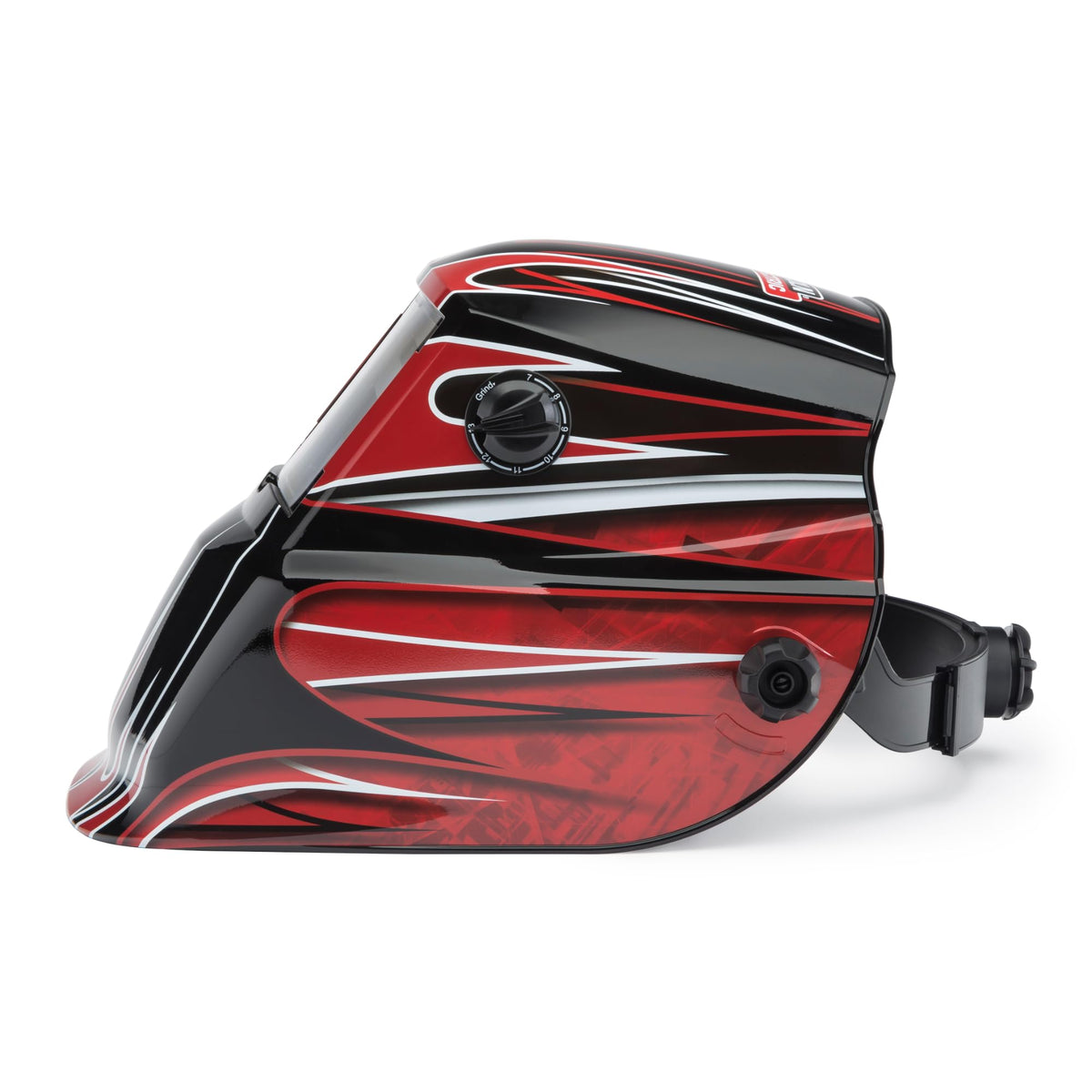 Red Welding Helmet I987