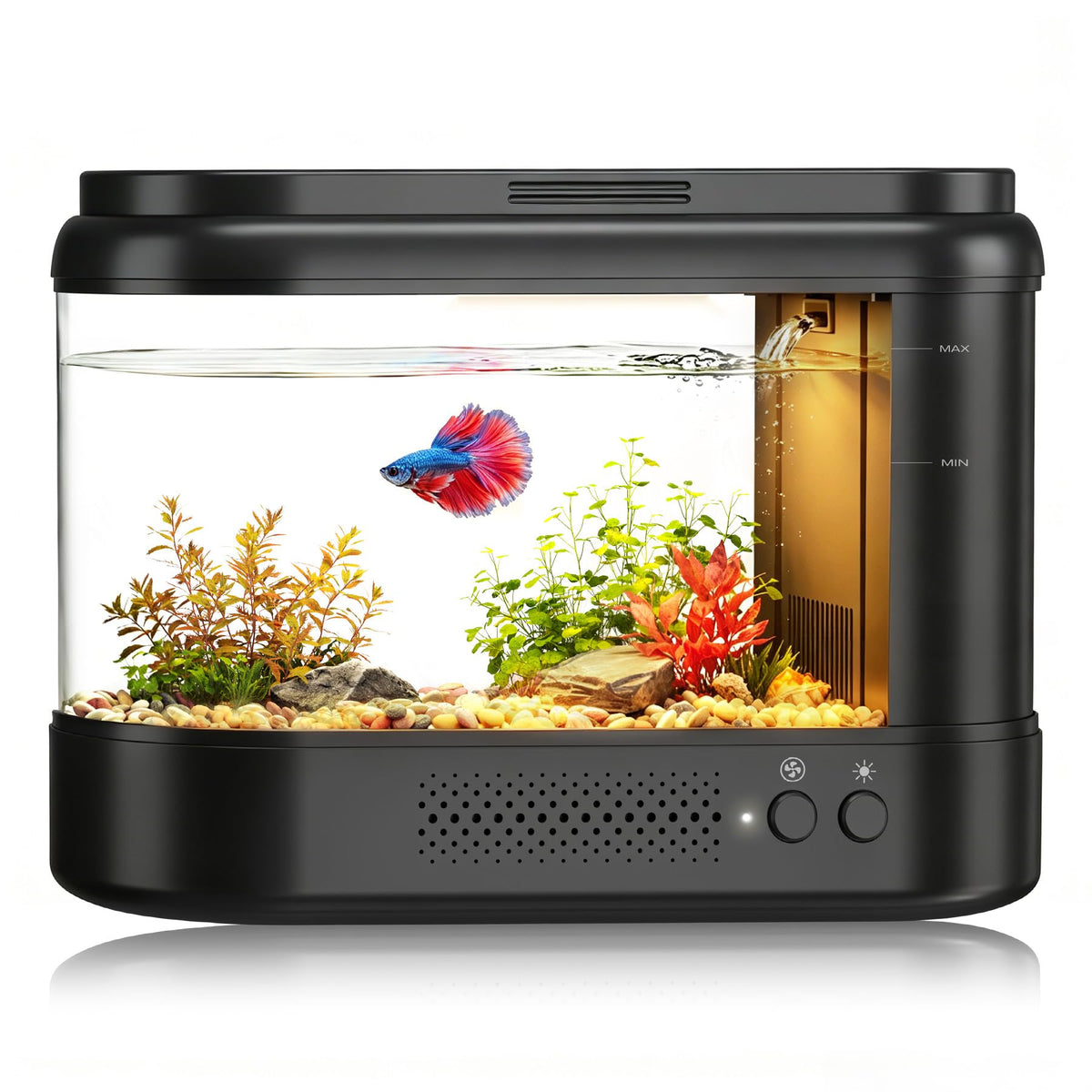 Black 1 Gallon Acrylic Aquarium Kit K45628