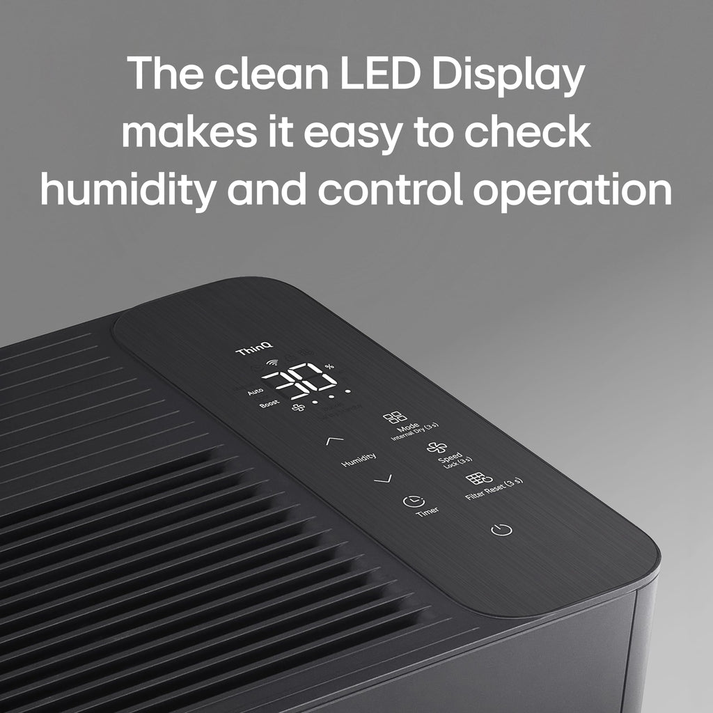 50 Pint/day WiFi Dehumidifier with Drain Hose D9642