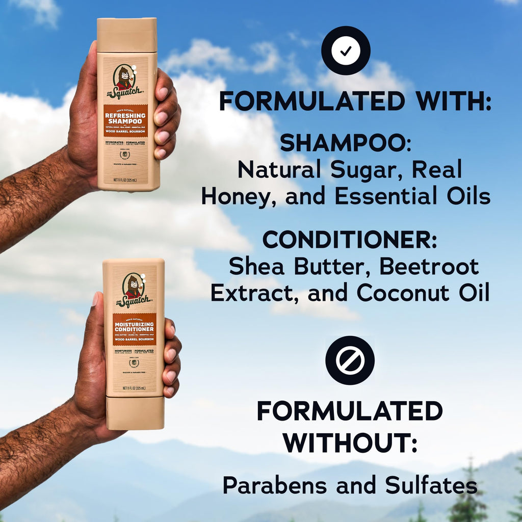 Natural Shampoo and Conditioner Set 11 fl oz 2-Pack N799