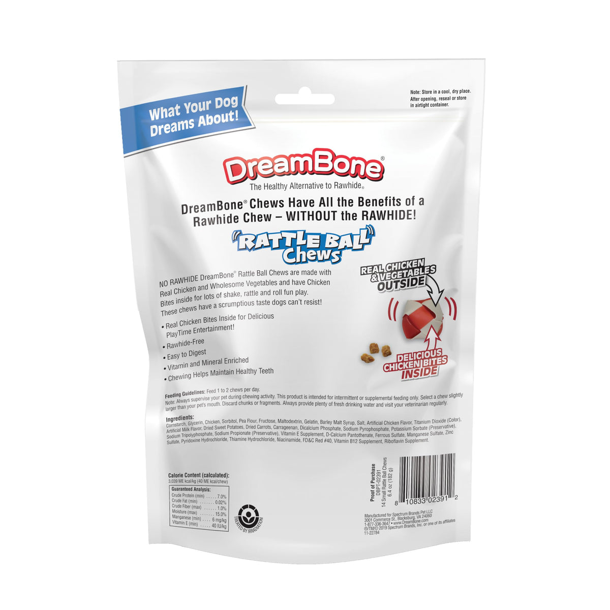 Rawhide-Free Dog Treats 14 Count F97859