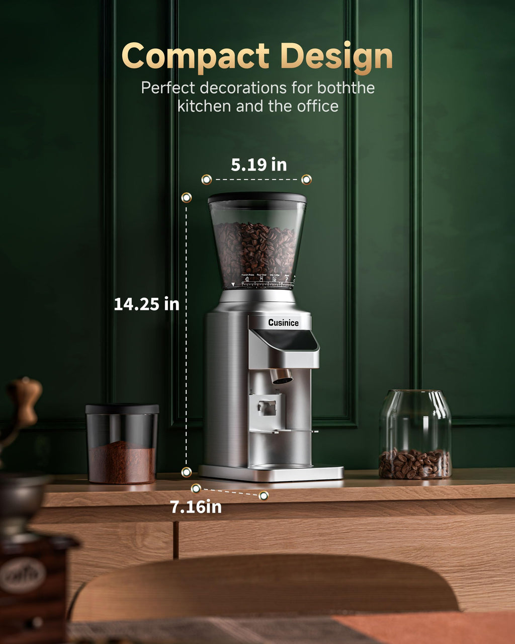 Conical Burr Coffee Grinder D540498