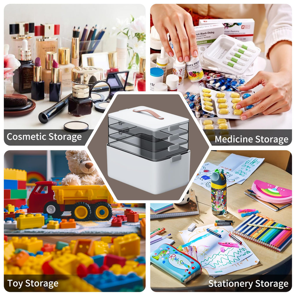 4-Tier Portable Medicine Organizer C262