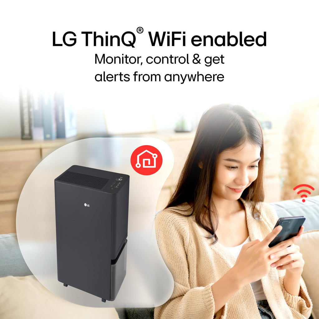 50 Pint/day WiFi Dehumidifier with Drain Hose D9642