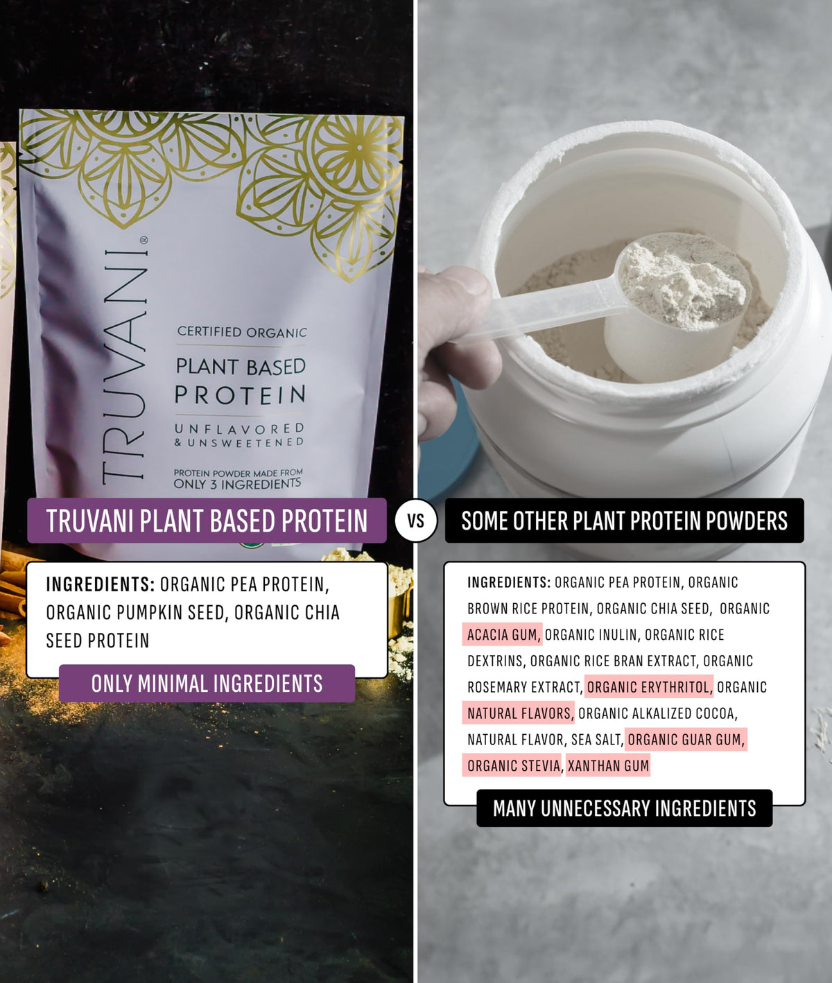 Organic Plant Based Protein Powder M4117