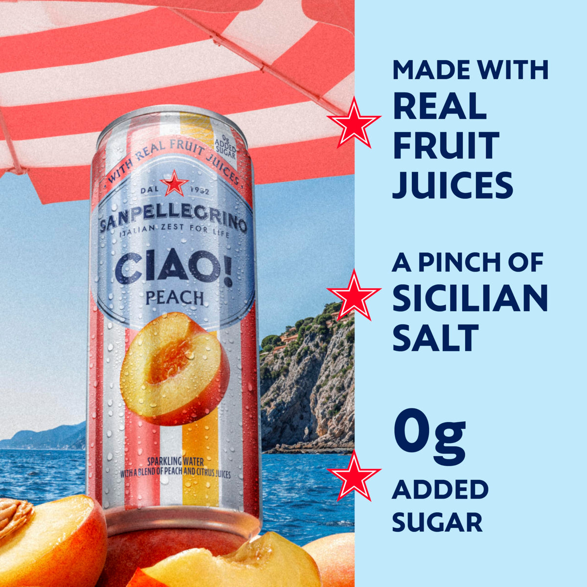 Peach Sparkling Water 24 Pack I659848