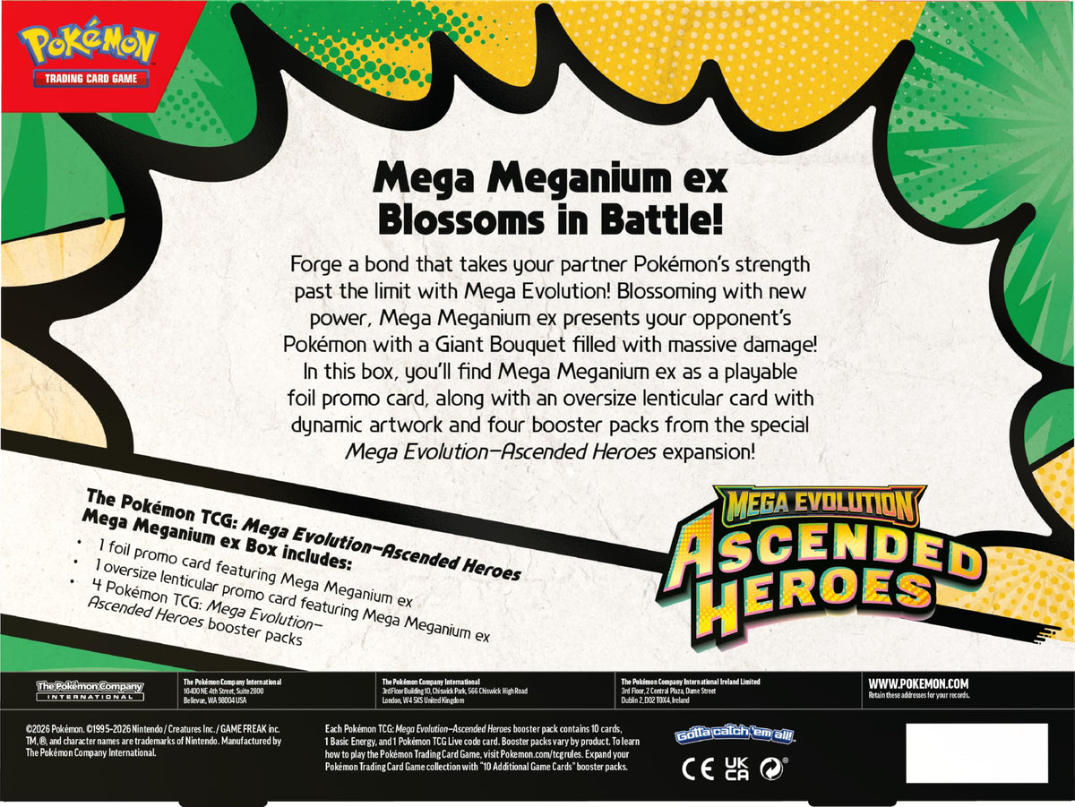 Pokemon TCG Mega Evolution Mega Meganium ex Box Z402766