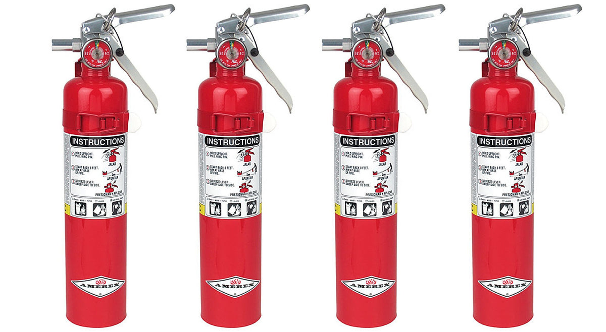 2.5lb ABC Dry Chemical Fire Extinguisher with Wall Bracket Y5920