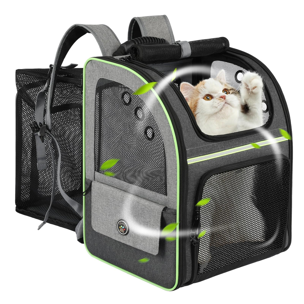 Large Soft Expandable Cat Carrier Backpack M6658