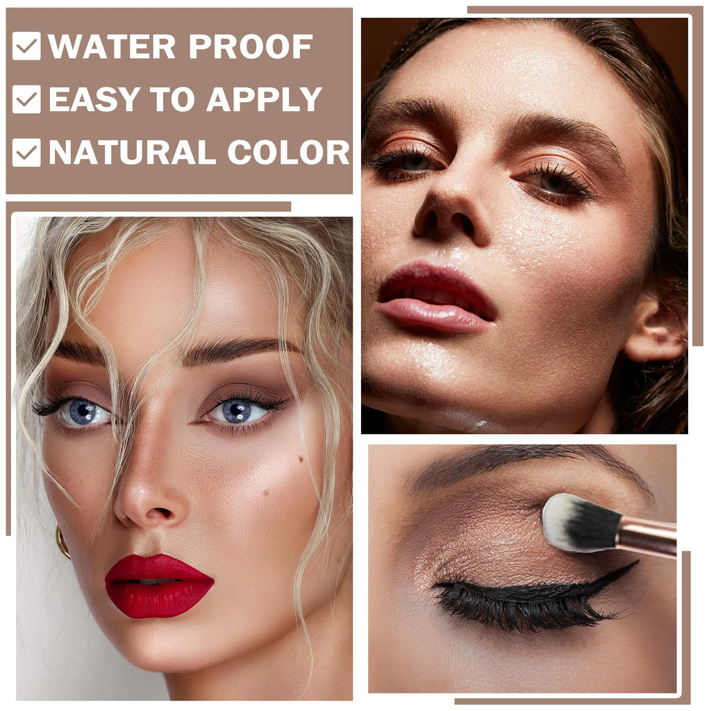 Matte Naked Eyeshadow Palette with Brush Q596463
