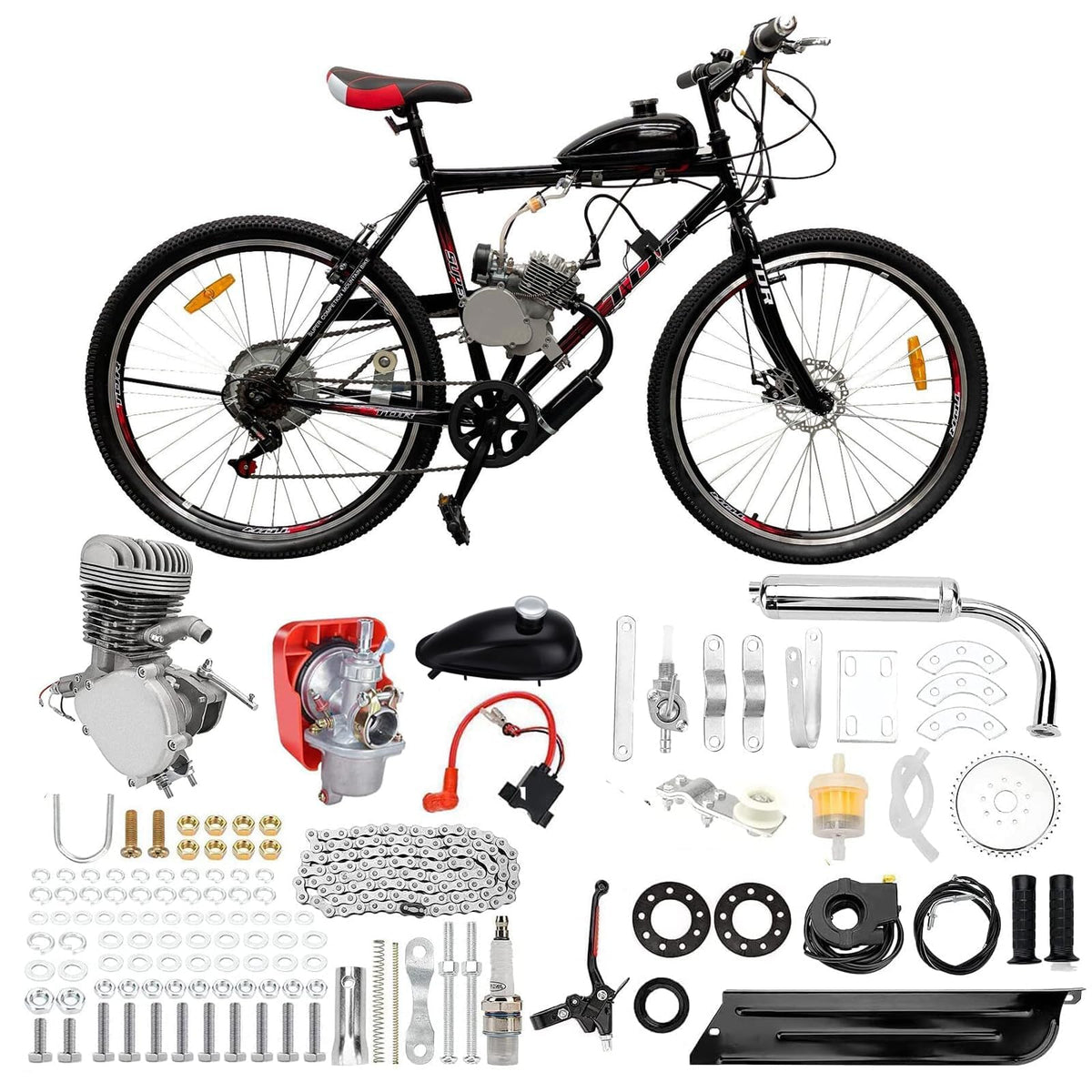 2 Stroke Petrol Bicycle Engine Kit 36 Tooth Sprocket K1882