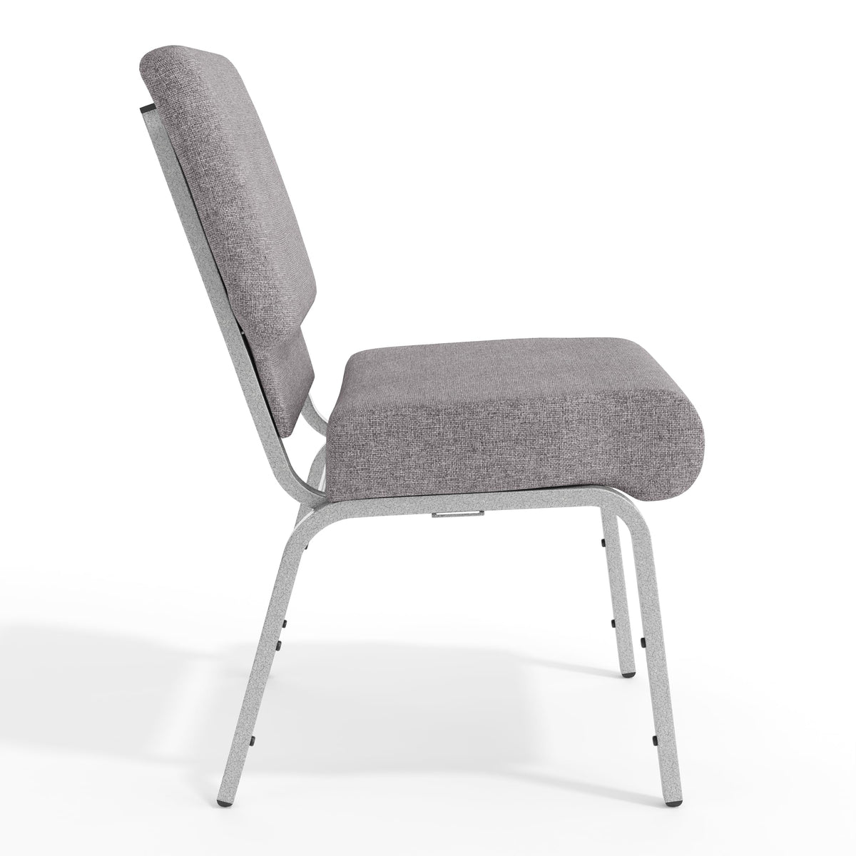 Gray 21" W Stacking Church Chair 4-Pack S802