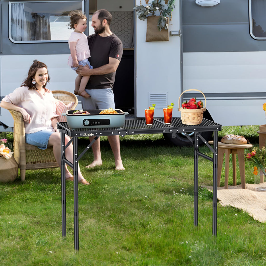 Folding Aluminum Camping Table 3 ft N169138